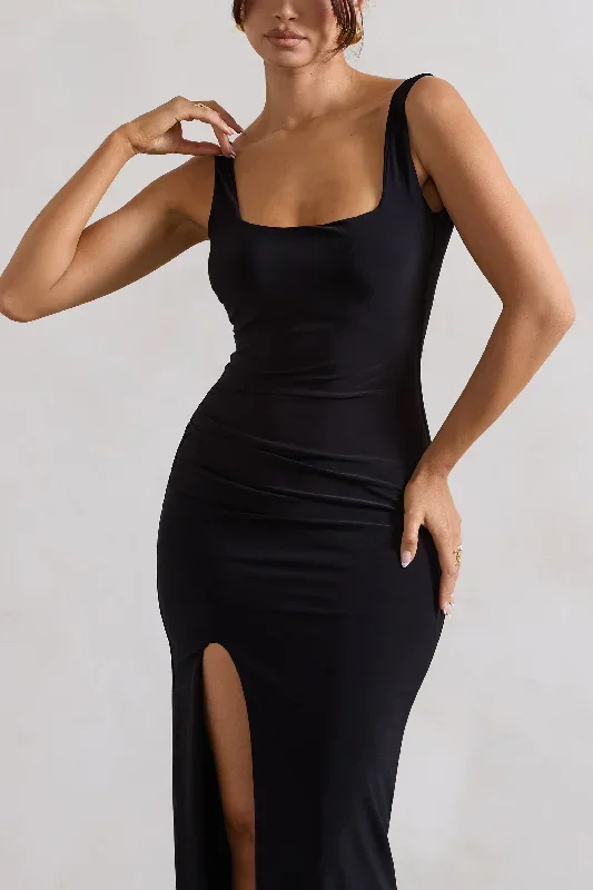 kate-black-square-neck-maxi-dress-with-plunge-back-and-side-thigh-split-cl127639002