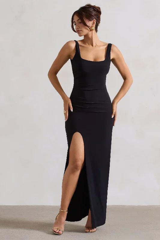 kate-black-square-neck-maxi-dress-with-plunge-back-and-side-thigh-split-cl127639002