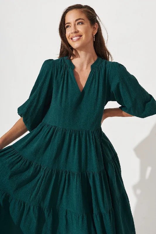 kehlana-tiered-midi-dress-in-emerald-green