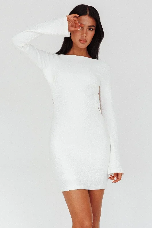 lakshmi-long-sleeve-open-back-mini-dress-white