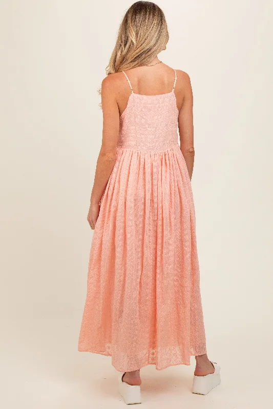 light-pink-embroidered-tassel-tie-maternity-maxi-dress