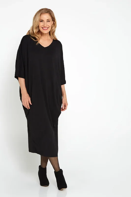 long-cocoon-dress-black