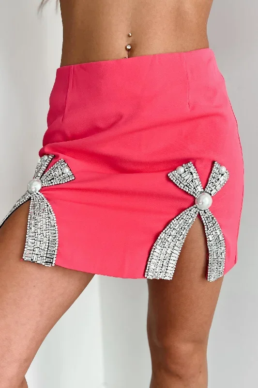 loving-the-attention-slit-front-rhinestone-bow-mini-skirt-hot-pink