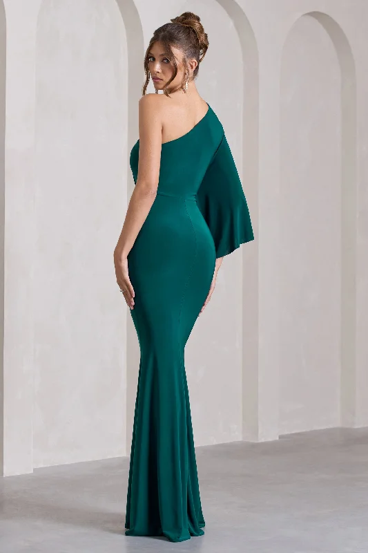 luciana-bottle-green-asymmetric-maxi-dress-with-drape-sleeve-cl129779047