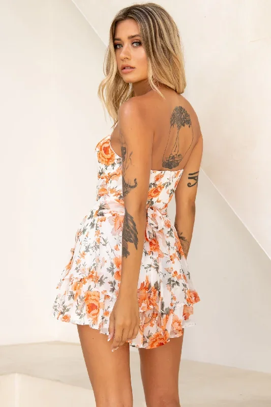 maddox-fit-flare-bandeau-romper-rose-print-orange