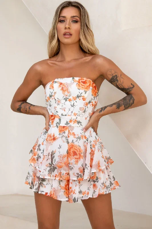 maddox-fit-flare-bandeau-romper-rose-print-orange