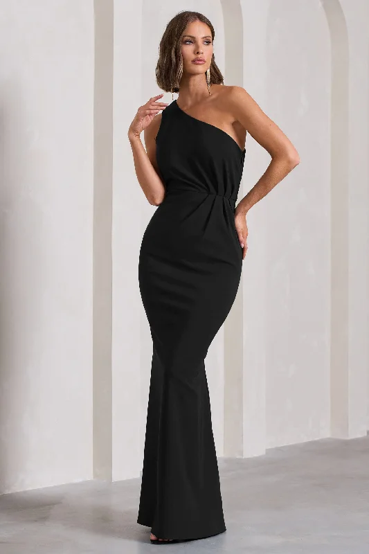 michelle-black-one-shoulder-gathered-maxi-dress-cl129884002