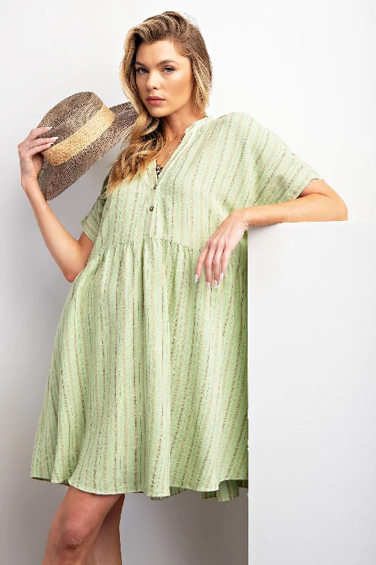 mint-green-striped-button-front-maternity-dress