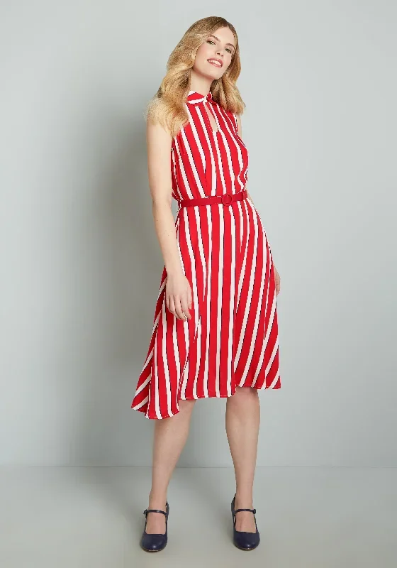 ModCloth x Collectif Posh Your Luck A-Line Dress