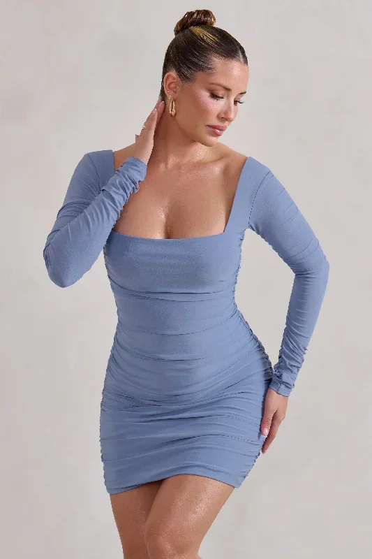 muse-cornflower-blue-long-sleeve-square-neck-ruched-mini-dress-cl126709115