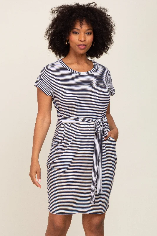 navy-striped-tie-front-maternity-dress