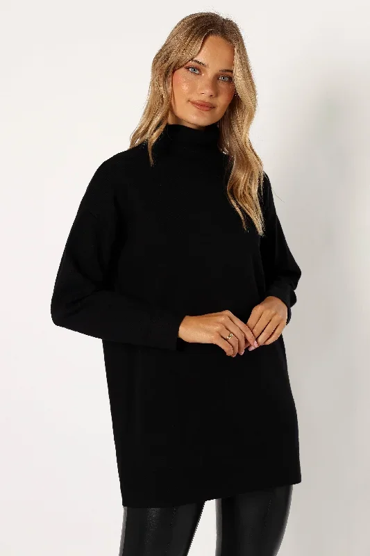 nico-turtleneck-mini-dress-black