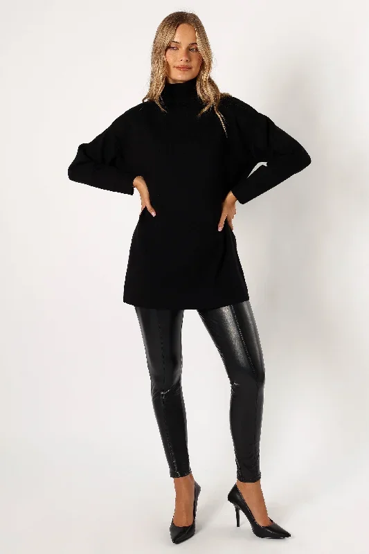 nico-turtleneck-mini-dress-black