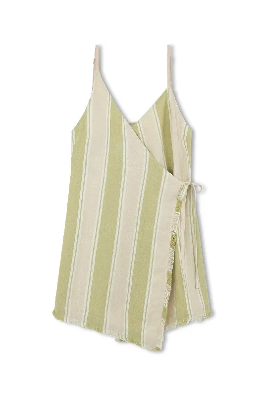 olive-stripe-organic-cotton-wrap-mini-dress