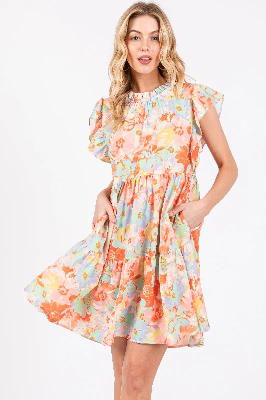 orange-floral-ruffle-tiered-maternity-dress-2