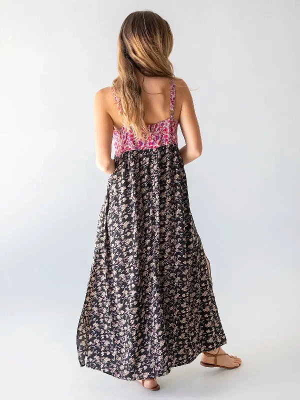 patti-side-slit-maxi-dress-pink-black-floral-mix