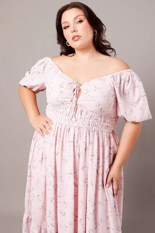 pink-ditsy-midi-dress-short-sleeve-ruched-bust-ced2022c-34r-1