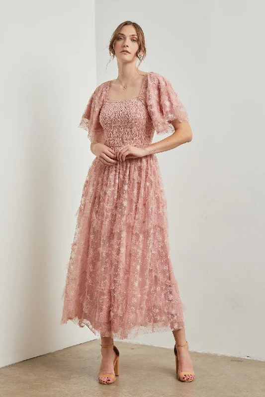 pink-floral-embroidered-ruffle-tulle-maternity-midi-dress