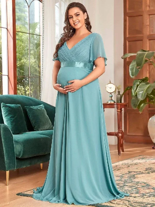 plus-size-ruffle-sleeve-floor-length-formal-maternity-dress-ey20795