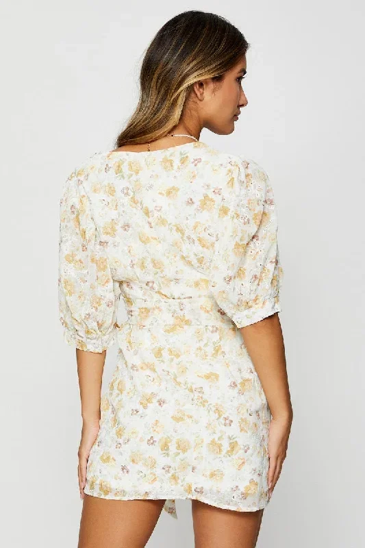 print-dress-puff-sleeve-mini-dd1211-35pb