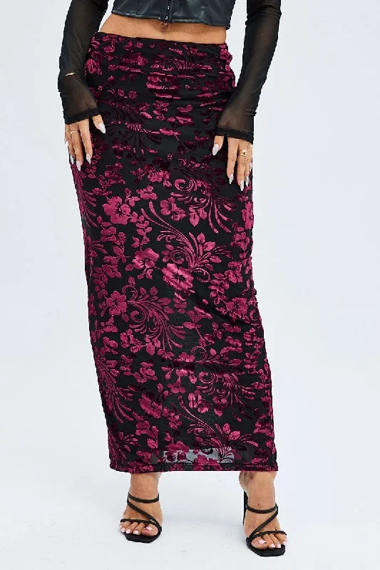 red-maxi-skirt-pencil-high-rise-burn-out-sl1305-35pb-1