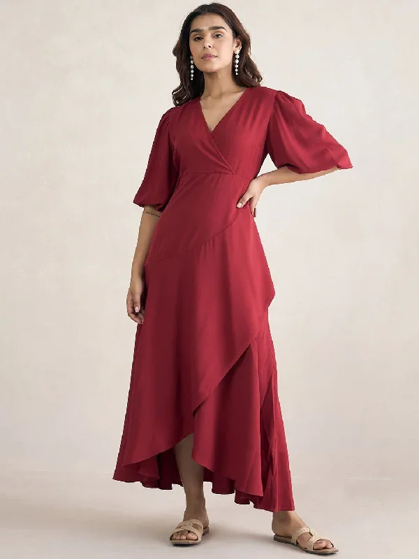 red-wrap-ruffle-maxi-dress