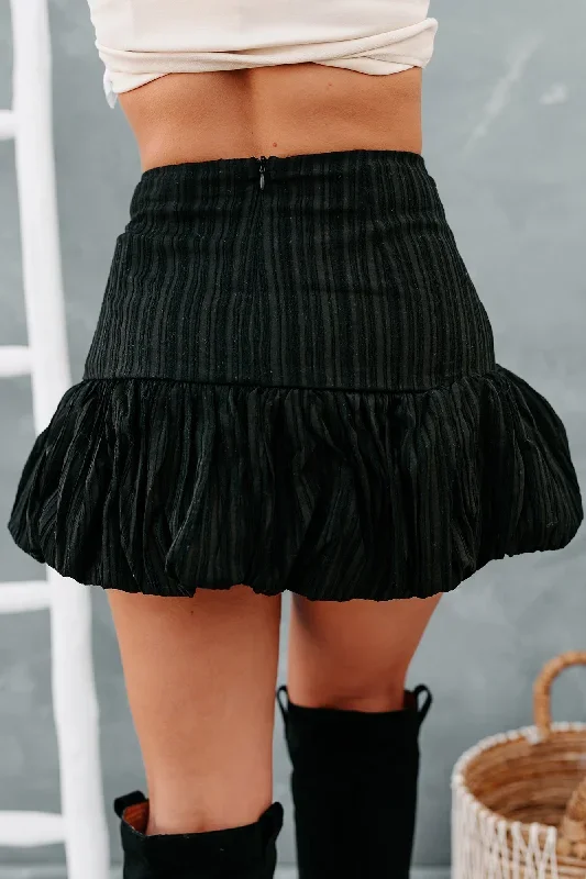 romeo-bubble-hem-mini-skirt-black