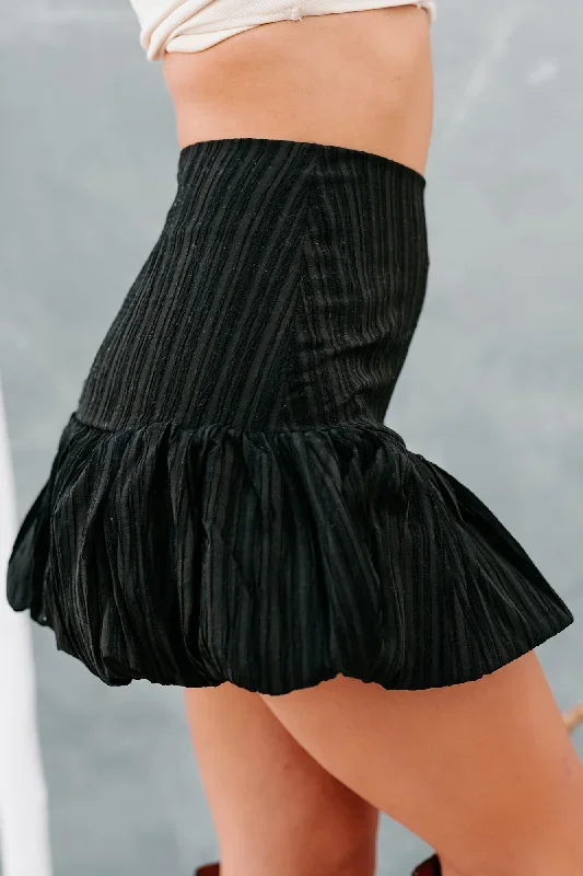 romeo-bubble-hem-mini-skirt-black