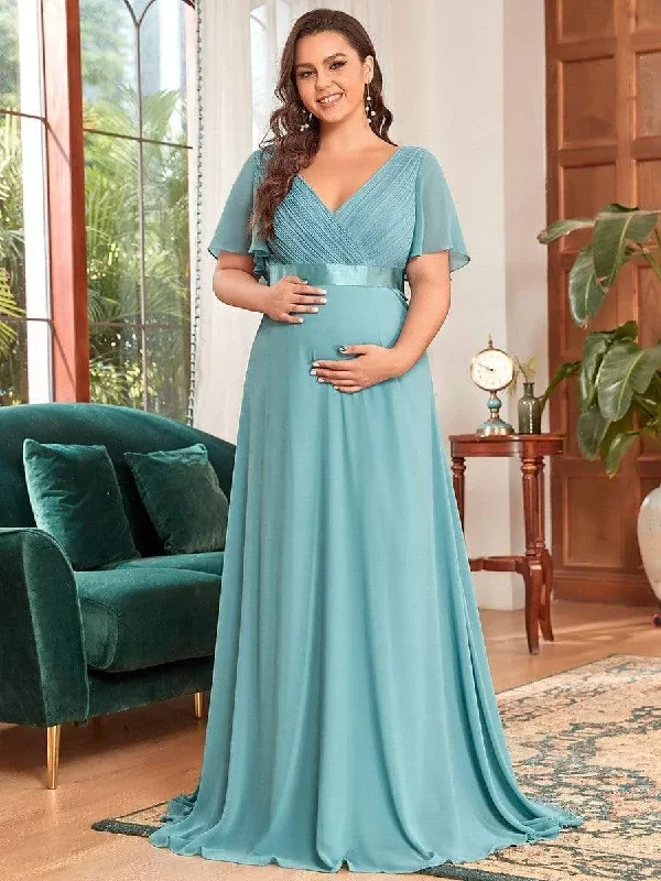 ruffle-sleeve-floor-length-formal-maternity-dress-ey20795