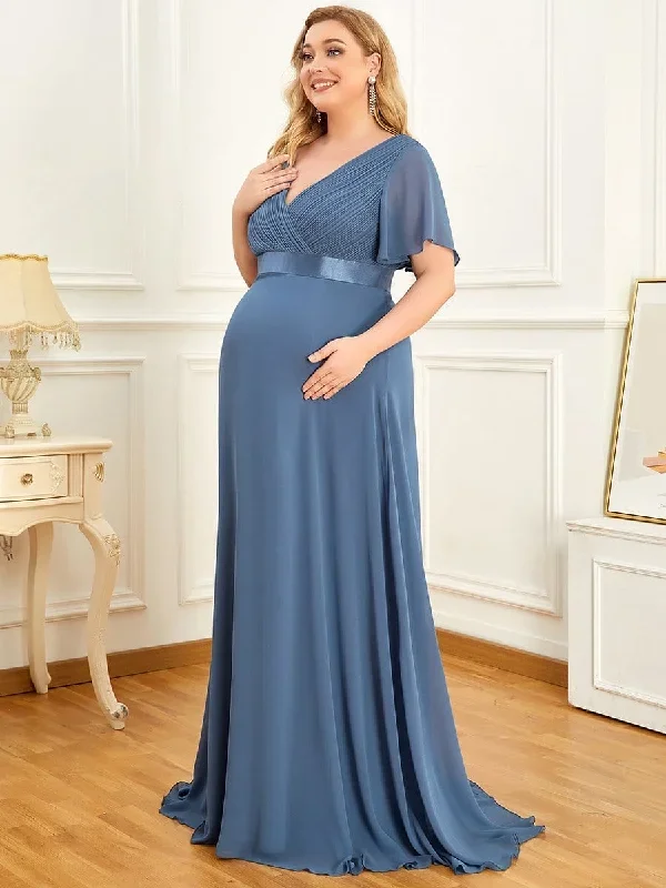 ruffle-sleeve-floor-length-formal-maternity-dress-ey20795