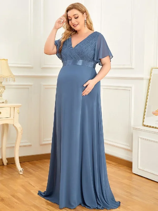 ruffle-sleeve-floor-length-formal-maternity-dress-ey20795