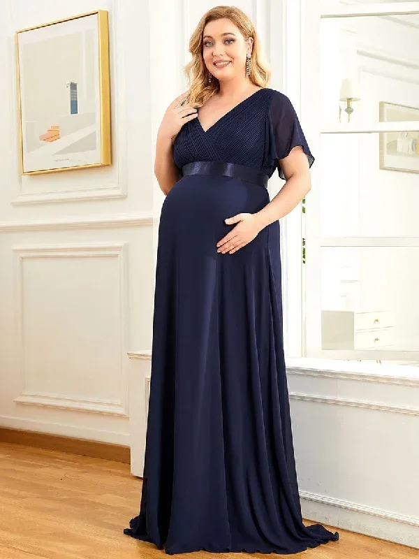 ruffle-sleeve-floor-length-formal-maternity-dress-ey20795