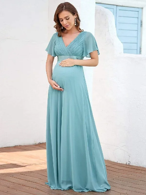 ruffle-sleeve-floor-length-formal-maternity-dress-ey20795