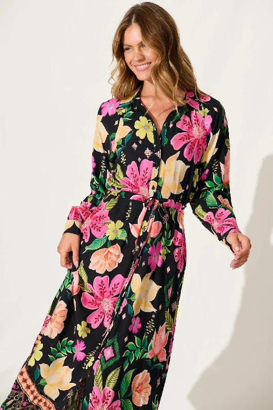 sanctuary-maxi-shirt-dress-in-black-with-bright-multi-floral