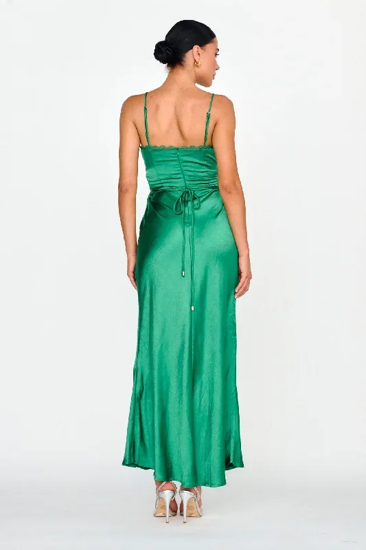 silver-lining-string-tie-waist-dress-forest-green