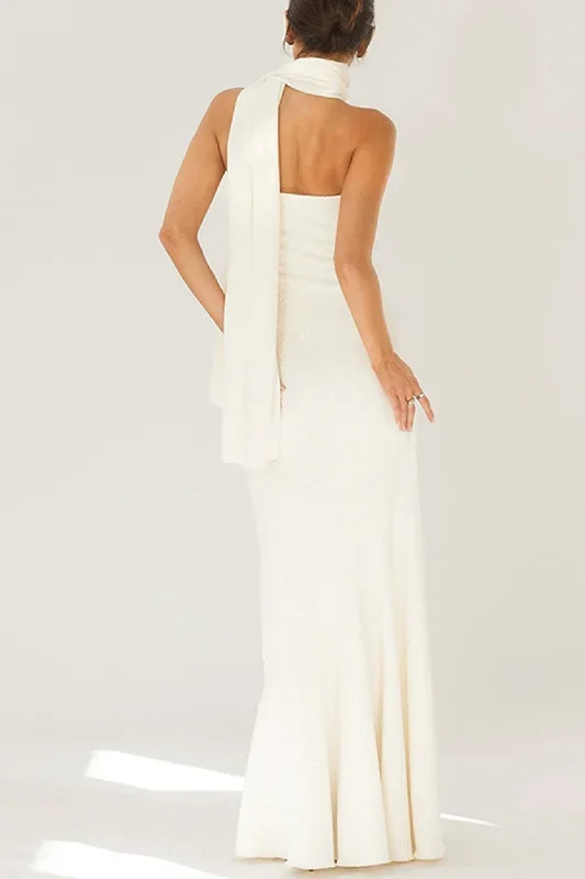 strapless-fishtail-dress-with-shawl