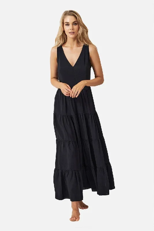 Swing Maxi Dress BLACK