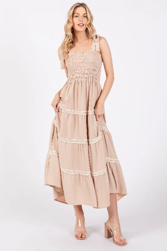 taupe-smocked-maternity-maxi-dress