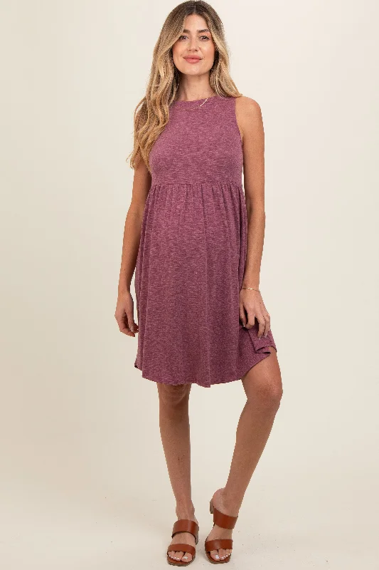 violet-babydoll-sleeveless-maternity-dress