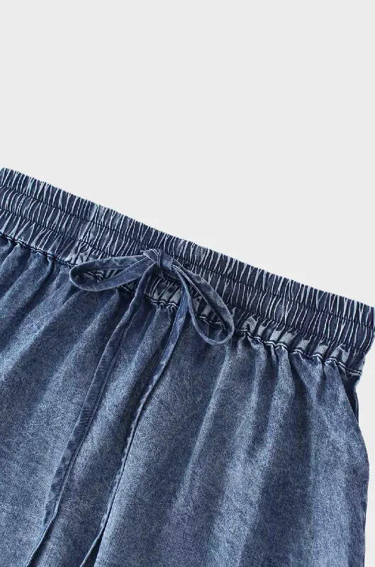 washed-drawstring-denim-skirt-blue