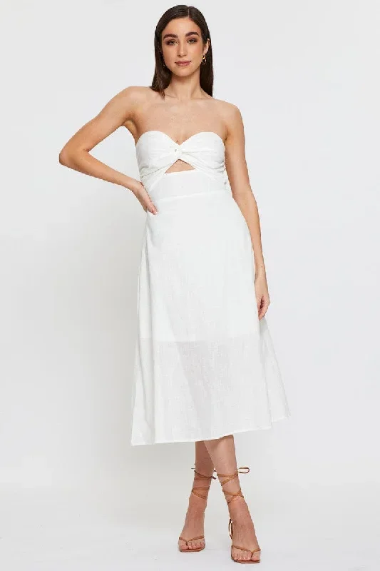 white-twist-front-bardot-midi-dress-sh0200-01b