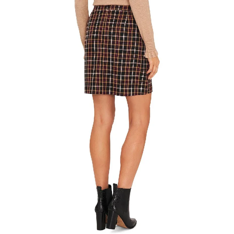 womens-plaid-faux-wrap-a-line-skirt