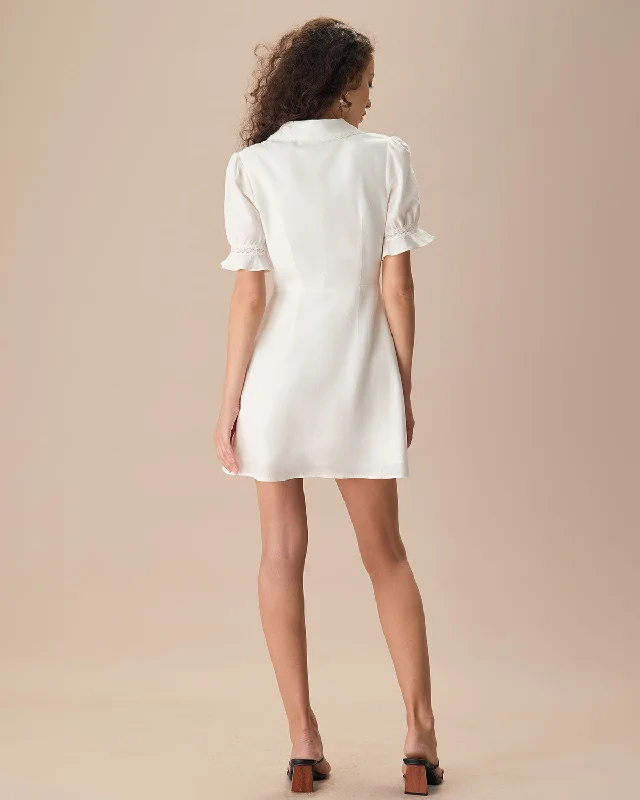 womens-white-puff-sleeve-cotton-linen-mini-dress