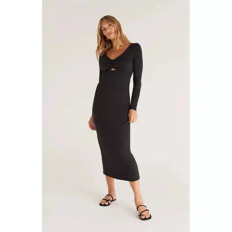 Z Supply Orla Rib Midi Dress